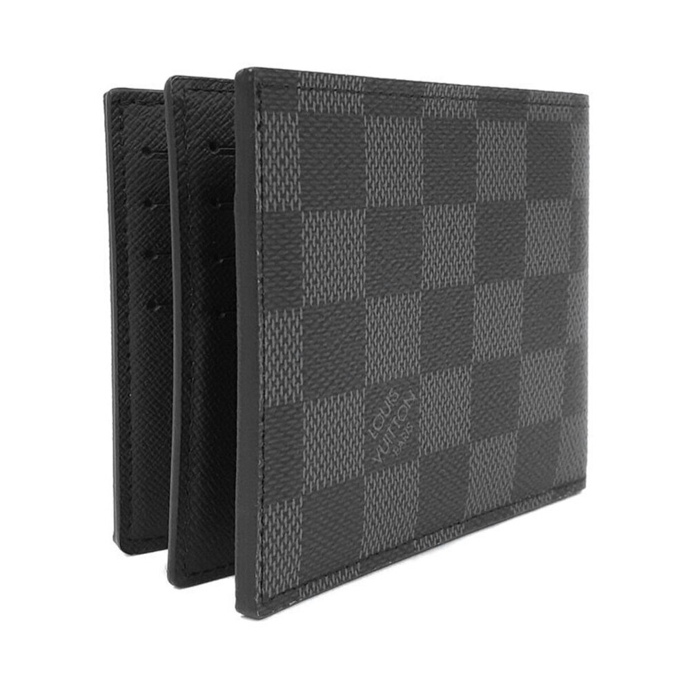 Louis Vuitton Damier Graphite Black Portefeuille Amerigo NM Bi fold Short - Picture 2 of 9